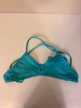 Jolyn Clothing Teal Strappy Bikini Top Tomcat Medium